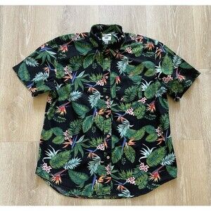 Old Navy Button Down Shirt Men’s Large Hawaiian Shirt Regular fit|Coupe Standard